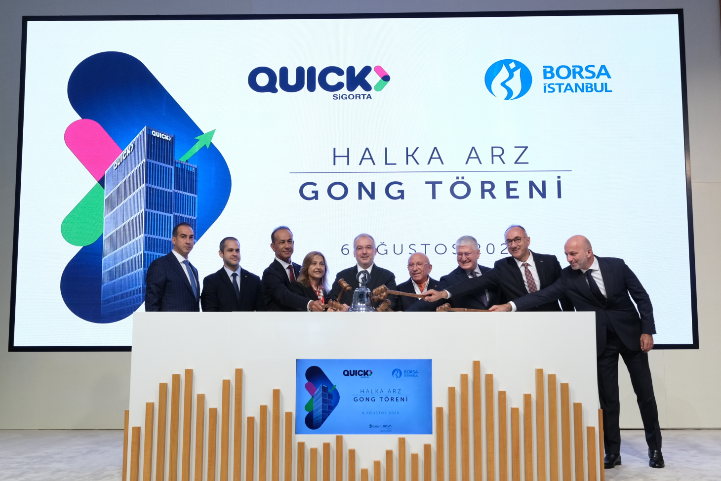 Gong, Quick Sigorta İçin Çaldı
