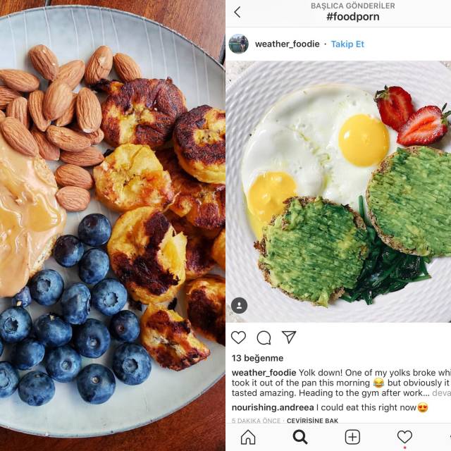 Sosyal ağlardaki #foodporn çılgınlığı giderek büyüyor.
