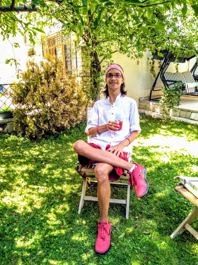 Nâzım’ın Medyascope için Ankara’da katıldığı çekimlerden bir kare.