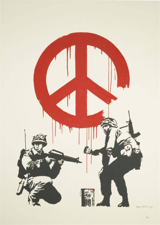 İngiltere Bristol doğumlu Banksy, tüm dünya grafiti sanatçıları arasında kuşkusuz en bilineni.