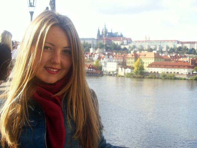 Bahar Tosun, sürekli hayalini kurduğu Prag’da Erasmus yaparken.