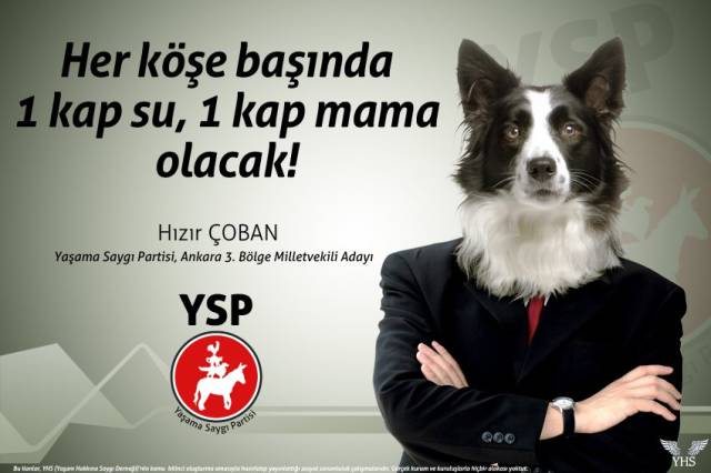 Yaşam Hakkına Saygı Derneği’ne destek olan reklam ajansı Alien Foot tarafından hazırlanan kurgu parti afişlerinden.