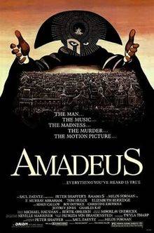 Amadeus film afişi. 