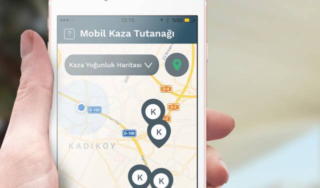 Drivers using the mobile application do not need to have the current paper form and pen. 