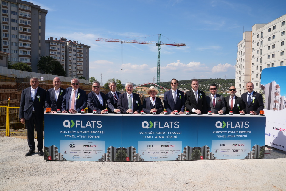 QFlats’te Temel Atıldı: Sigorta Destekli Güvenli Konut Herkesin Hakkı