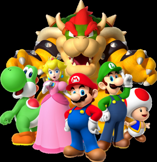 Super Mario ve oyunun karakterleri