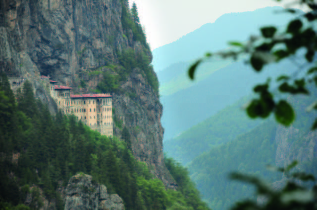 The 100-storey staircase leads to Sümela Monastery.