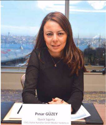 Quick Sigorta Dijital Kanallar Genel Müdür Yardımcısı Pınar Güzey