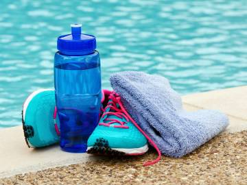 The most watery state of fitness; Aquajog