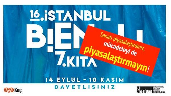 Bienalin iklim değişikliği konusunu seçmesine rağmen sponsorluk için fosil yakıt şirketleriyle anlaşması tepki topladı.