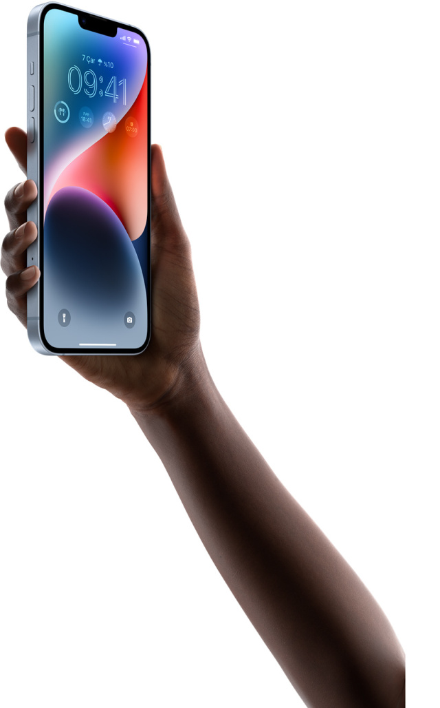 Tüm iPhone 14 serisi modelleri daha geniş diyafram ve otomatik odaklama özelliğine sahip geliştirilmiş FaceTime kamerayla geldi.