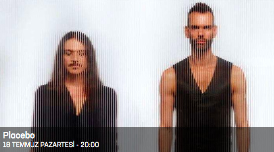 Placebo konser biletleri passo.com.tr’de.