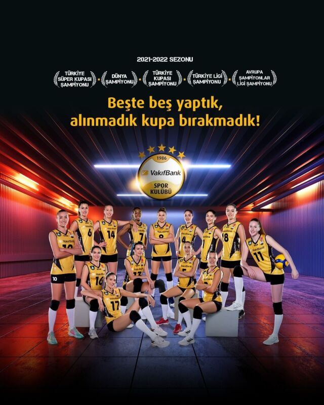 Vakıfbank, CEV Kadınlar Ligi şampiyonu oldu.