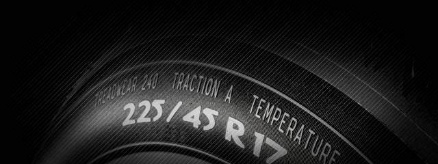 There are five different codes on tires.