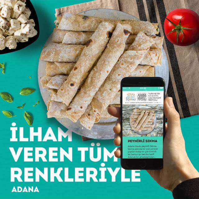 Festival için hazırlanan afişlerden biri. 