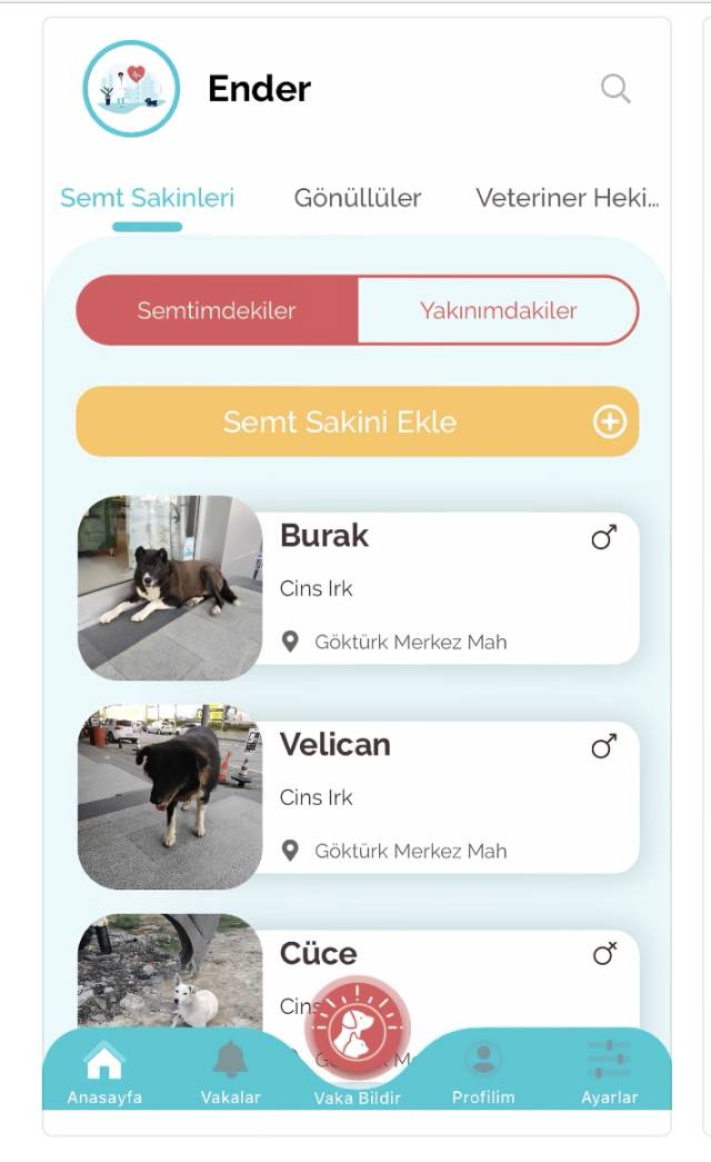 SemtPati’deki semt sakini profilleri ve detayları.