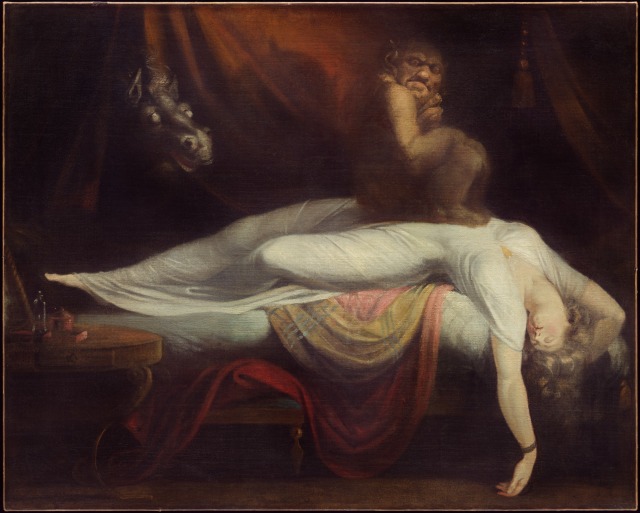 Johann Heinrich Füssli'nin 1781 tarihli "The Nightmare" tablosu, karabasan deneyiminin sanatta nasıl yer bulduğuna dair en iyi bilinen örneklerden biri.