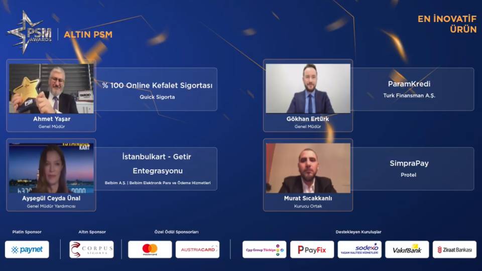 Quick Sigorta %100 Online Kefalet Ürününe PSM’den İnovasyon Ödülü