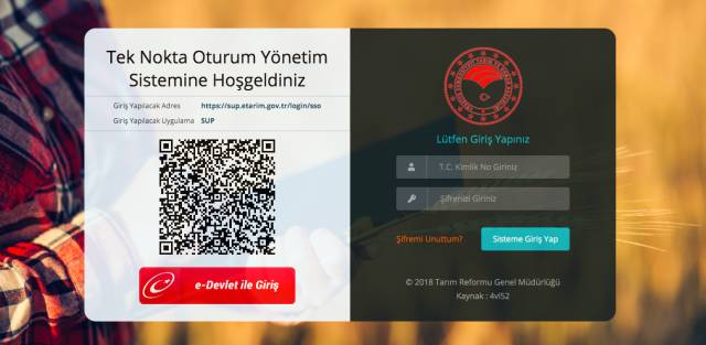 DİTAP’a, e-devlet bilgileriyle kolayca giriş yapılabiliyor.