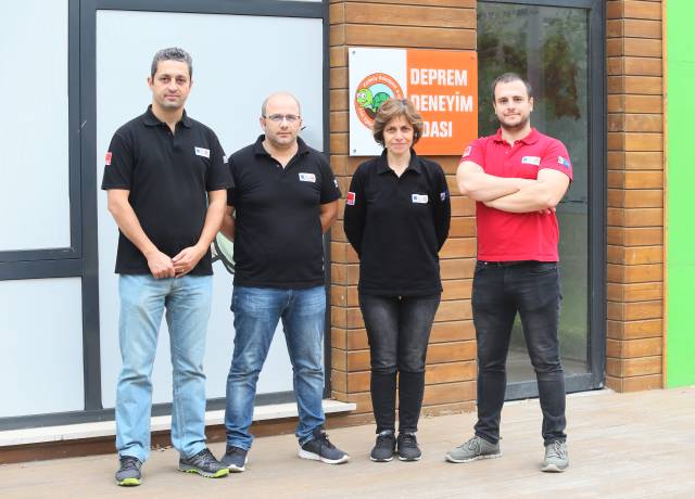 Afet Eğitim Parkı koordinasyon ekibi