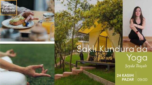 24 Kasım tarihindeki yoga etkinliği, Saklı Kundura’nın tavus kuşları ve ağaçlarla dolu geniş bahçesinde gerçekleşecek. 
