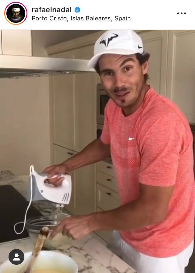 Rafael Nadal'ın instagram paylaşımı