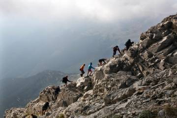 The journey to the throne of Zeus