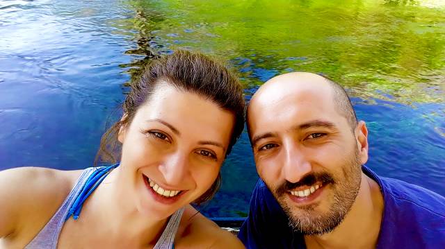 Marmara Üniversitesi Güzel Sanatlar Fakültesi Resim Bölümü mezunu Ressam çift Göknil ve Fatih Sungurtekin.