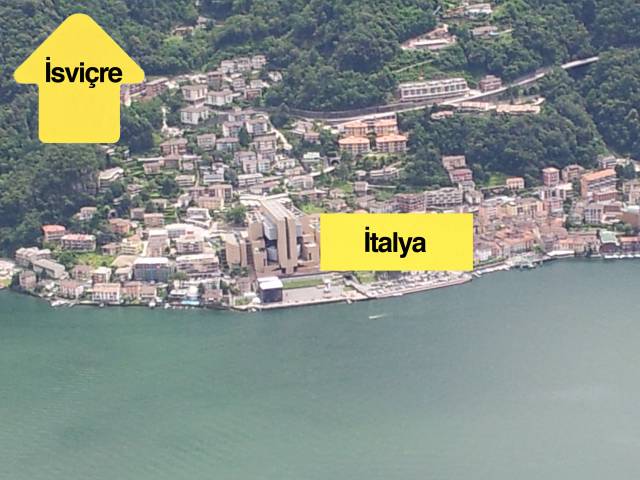 Campione d’Italai şehrinde hem Euro hem de İsviçre frangı geçerli