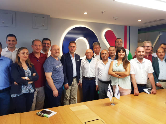 Tüsaf heyetinin Quick Sigorta ziyareti