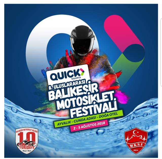 Uluslararası Balıkesir Motosiklet Festivali bu yıl Quick Sigorta’nın katkılarıyla düzenlenecek.