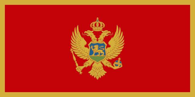 The design of Montenegro's unique flag was determined as a result of a nationwide competition.