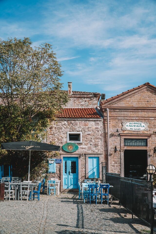 Cunda sokakları 
