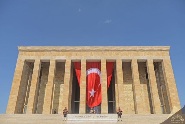 Başkent Ankara’da Gazi Mustafa Kemal Atatürk’ün anıt mezarının yer aldığı Anıtkabir, tarihi ve kültürel açıdan simgesel, önemli ve değerli. Fotoğraf: Murat Öçal