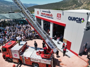 Quick Sigorta ile Kelkit Vadisi’nde yangına karşı ikinci büyük hamle: İtfaiye binası açıldı!