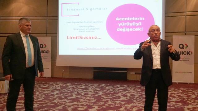 Maher Holding Ceo'su Levent Uluçeçen ve Quick Sigorta Genel Müdürü Ahmet Yaşar