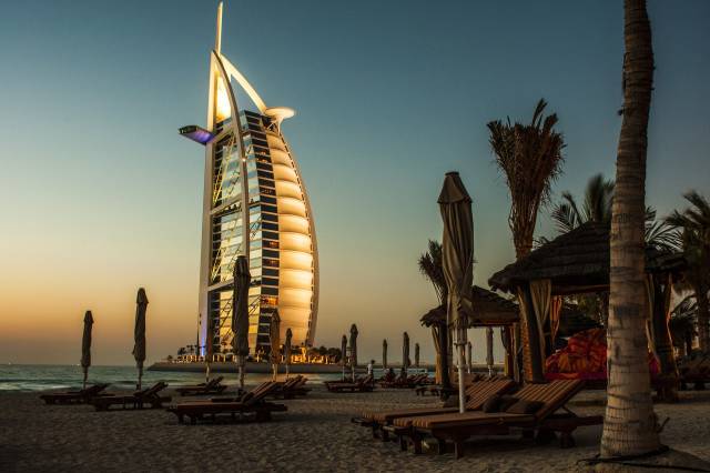 Dubai’nin meşhur oteli Burj El Arab.