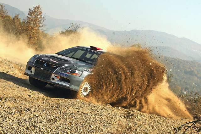 Düzce - Kaynaşlı Ulusal Rallikros Pisti’nden bir kare.