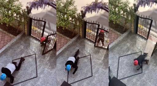 Bir babanın, dışarda paten kayan çocuklarına yaptığı polis şakası ve çocukların kaçışması hepimizi güldürmüştü.