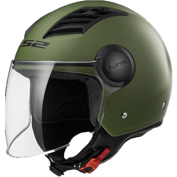 LS2 OF562 mat yeşil kask.