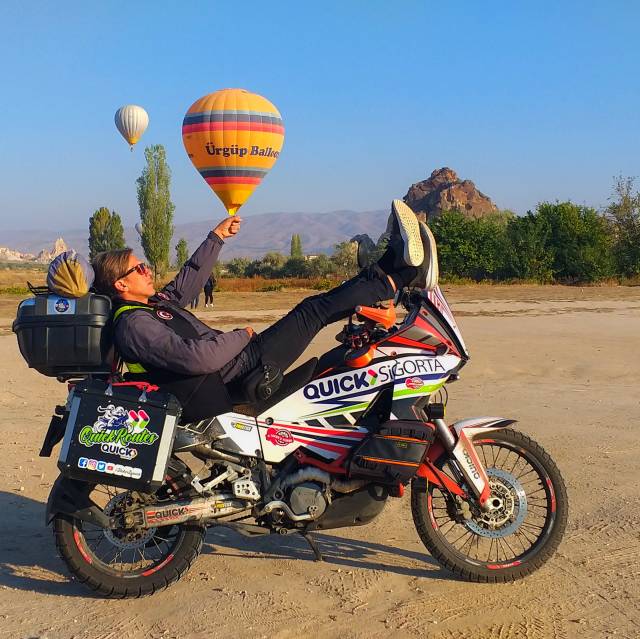 Özgür Candar 15 yaşından beri bir motosiklet tutkunu.