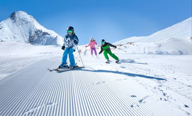 Zell am See’deki Schmittenhöhe Dağı, yılın neredeyse tamamında karla kaplı.