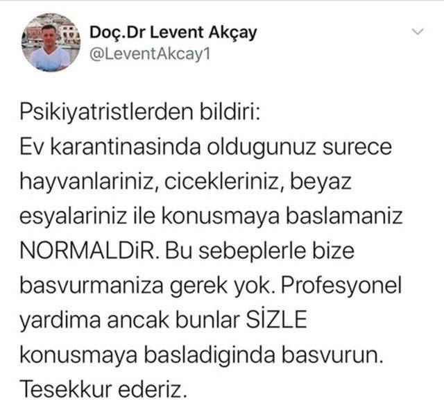 Salgın boyunca karantina içerikli tweetler yüzümüzün gülmesine de sebep oldu.