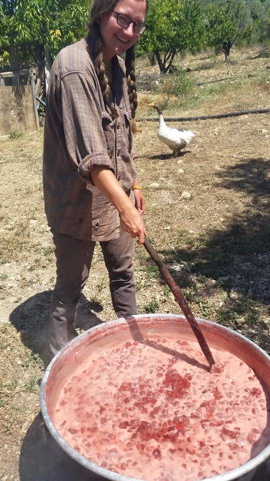 Dev kazanlarda pişirilen reçellerde artık gönüllülerin de parmağı var. 