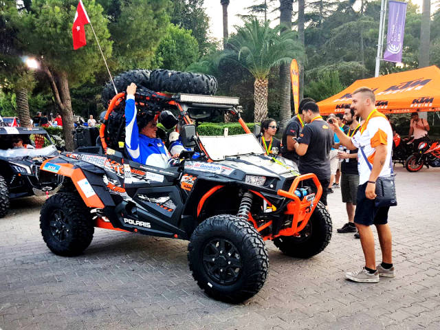 Özellikle Quad tipi araçlar izleyicilerden yoğun ilgi topladı.