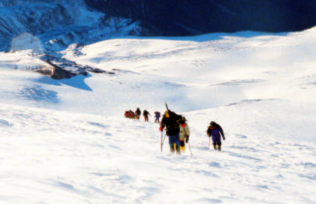 Elbrus Dağı tırmanışının 4 bin 900. metresi./Fotoğraf:Cenk Ertekin
