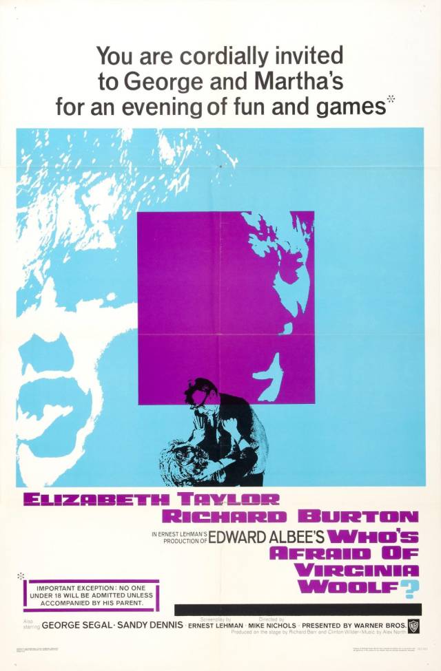 Who’s Afraid of Virginia Woolf film afişi.
