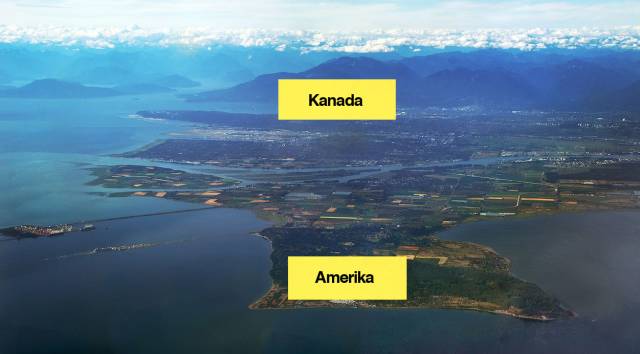 Amerika’nın Kanada üzerinden gidilebilen tek kara parçası; Point Roberts