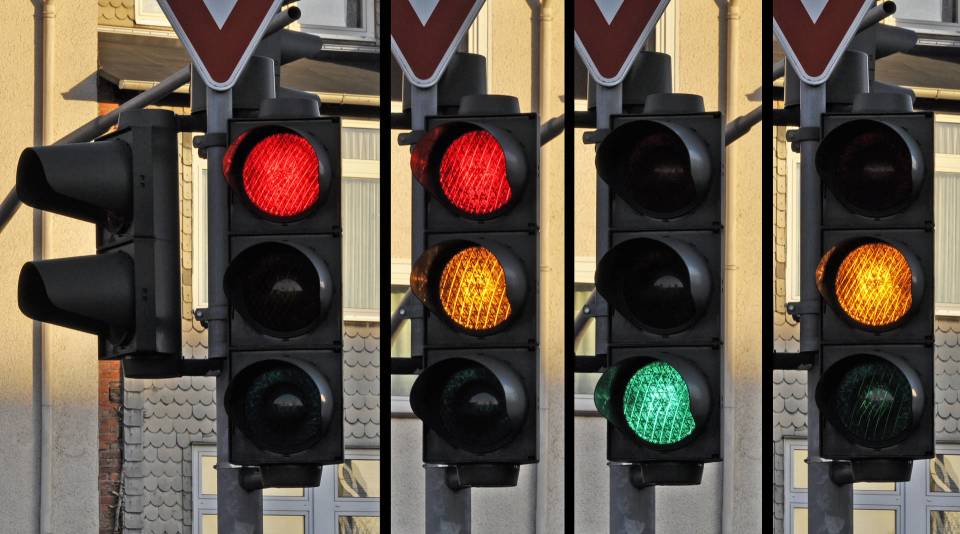 How do traffic lights organize our lives?