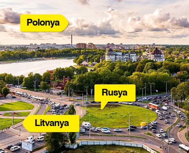 Polonya ve Litvanya sınırları arasında kalan Kaliningrad, Rusya’ya ait bir kara parçası